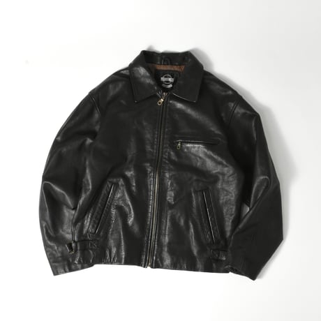 USED "AMERICAN OUTWEAR" COW LEATHER JACKET