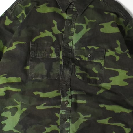 USED 90'S "CABELA'S" CAMO L/S SHIRT