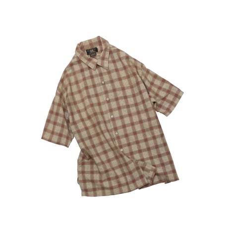 USED RRL CHECK S/S SHIRT