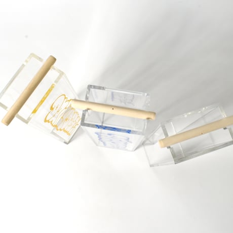 DDQS "BUBBLE LETTER" ACRYLIC INCENSE BURNER