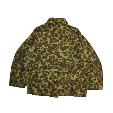 USED 70'S "CAMOUFLAGE SUIT" DUCK CAMO SHIRT