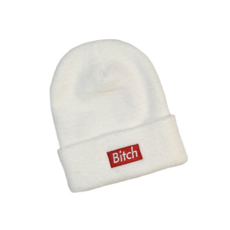 USED "BITCH" BEANIE