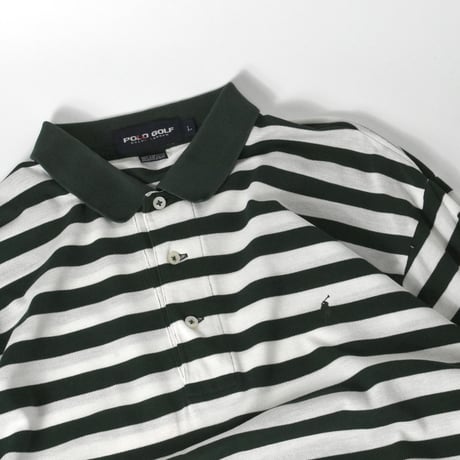 USED 90'S "POLO GOLF" BOADER L/S POLO SHIRT
