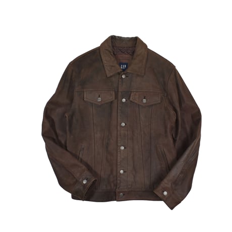USED "GAP" 3RD TYPE LEATHER JACKET