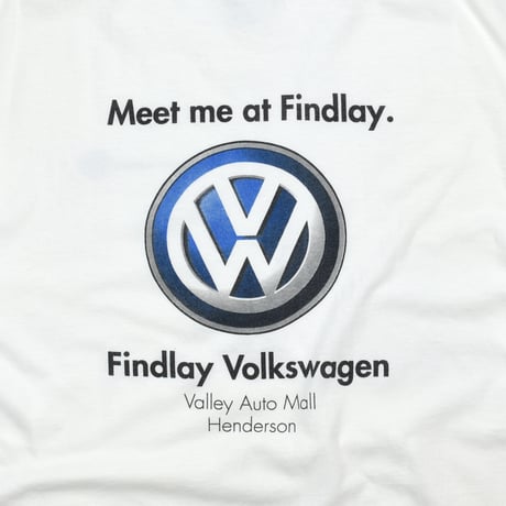 USED "FINDLAY VOLKSWAGEN"T-shirt