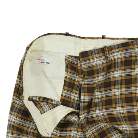 VINTAGE "JOHN WEITZ" PLAID TROUSER