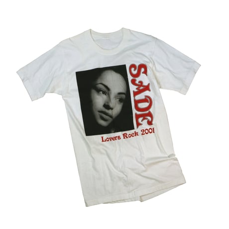 VINTAGE "SADE / LOVERS ROCK 2001" TOUR T-shirt