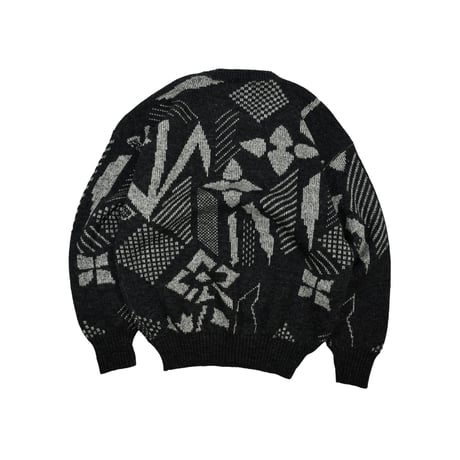 USED 80'S "LONDON FOG" PATTERN KNIT