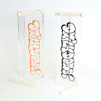 DDQS "BUBBLE LETTER" ACRYLIC INCENSE BURNER pt.2