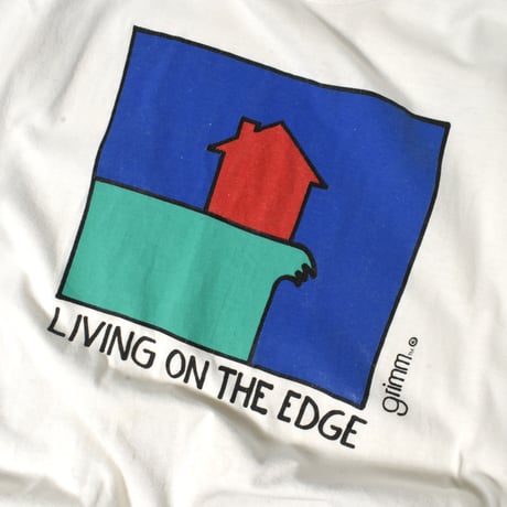 USED 90'S "GRIMM / LIVING ON THE EDGE" T-shirt