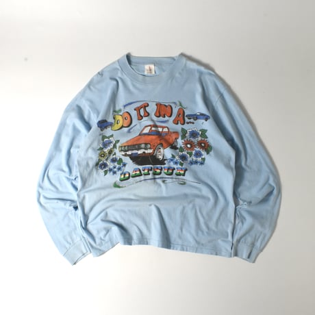 USED 70'S "DO IT IN A DATSUN" L/S T-shirt