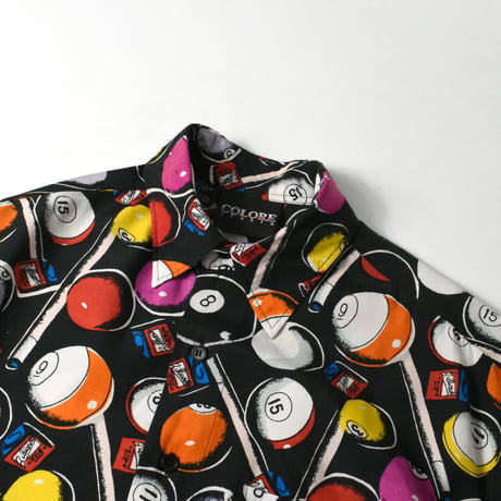 USED 90’S "COLORE ITALIA" RAYON PLAID SHIRT