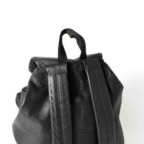 USED "EDDIE BAUER" LEATHER BACKPACK