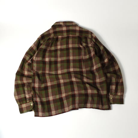 VINTAGE 50-60'S "PENDLETON" PLAID WOOL SHIRT