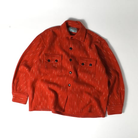 VINTAGE 50'S "WOLLMASTER by BUFFALO" HEAVY L/S SHIRT