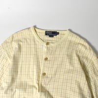 USED "POLO BY RALPH LAUREN" HENRY NECK L/S T-shirt