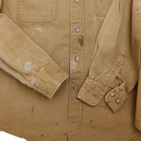 USED "CARHARTT" COTTON DUCK SHIRT