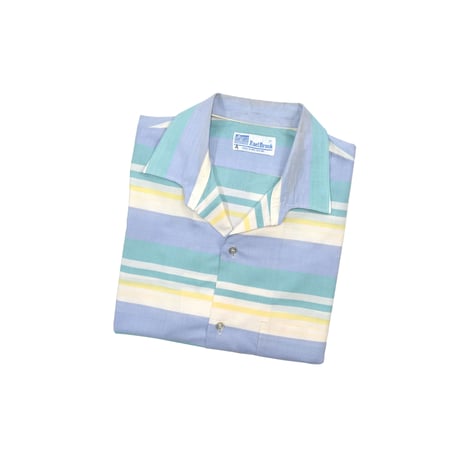 USED "RAEL BROOK" OPEN COLLAR SHIRT