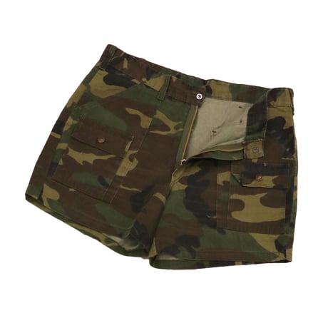 USED CAMOUFLAGE BOY SCOUT SHORT PANTS