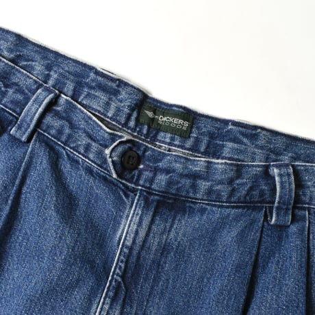 USED "DOCKERS RECODE" 2TUCK DENIM SHORTS