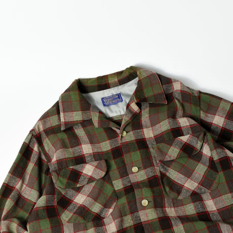 VINTAGE 50-60'S "PENDLETON" PLAID WOOL SHIRT