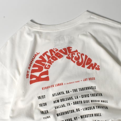 USED "TDE / KENDRICK LAMER" OFFICIAL TOUR T-shirt