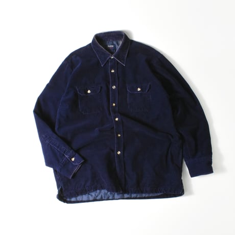 USED 70'S "ARROW SPORTSWEAR" QUILTED CORDUROY L/S SHIRT