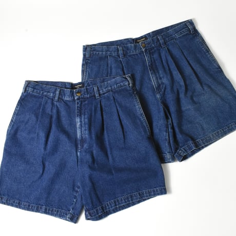 USED 90'S "DOCKERS" 2-TUCK DENIM SHORTS
