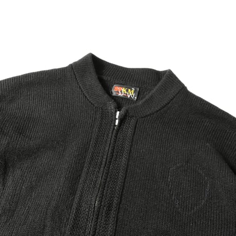 USED "SFKM / A+" FULL ZIP CARDIGAN SWEATER