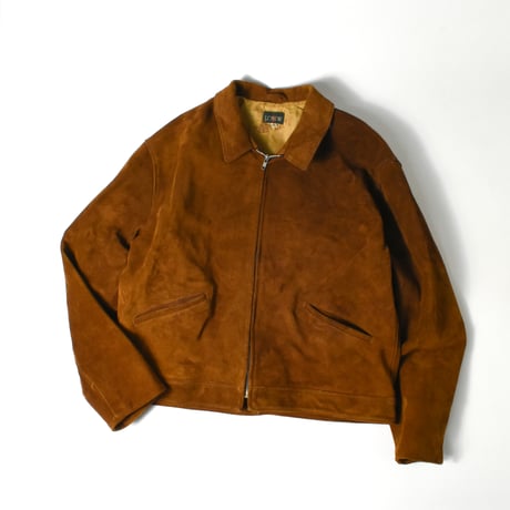USED 90'S "J.CREW" SUEDE LEATHER JACKET