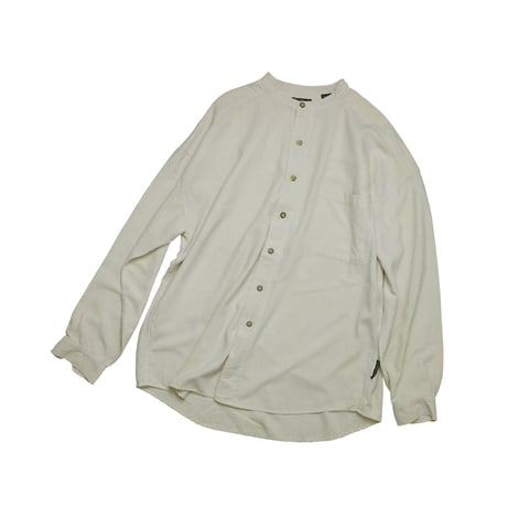 USED "STRUCTURE" BAND COLLAR SHIRT