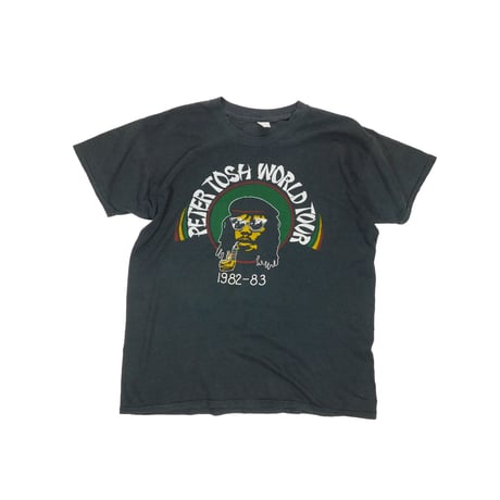 VINTAGE 80'S "PETER TOSH" WORLD TOUR T-shirt