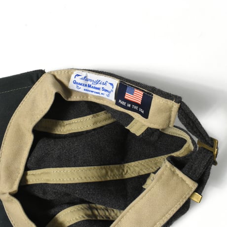 USED "SWORDFISH BY QUAKER MARINE SUPPLY" LONG BILL CAP