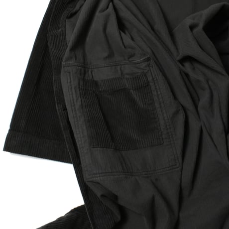 USED "S.K. MANOR HILL" CORDUROY HOODED COAT