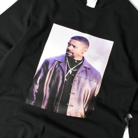 USED "DENZEL WASHINGTON" L/S T-shirt