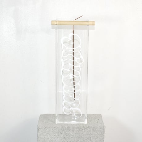 DDQS "BUBBLE LETTER" ACRYLIC INCENSE BURNER "PAPERS"