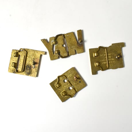 USED NAME BELT BUCKLES