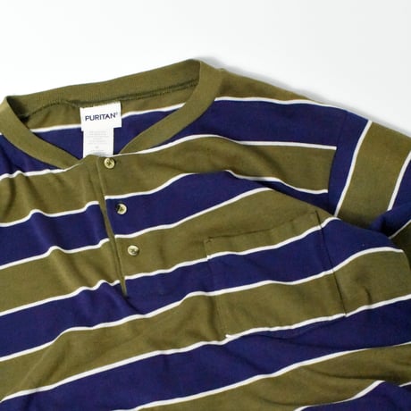USED 90'S "PURITAN" HENRY NECK T-shirt