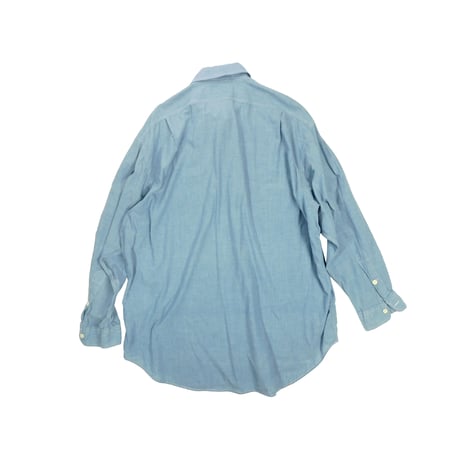 USED "POLO SPORT" COTTON CHAMBRAY SHIRT