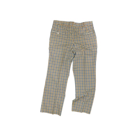 VINTAGE "SATURDAYS" PLAID TRUSER