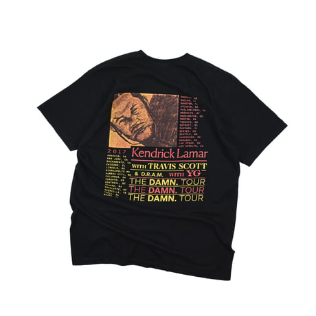 USED "KENDRICK LAMAR / THE DAMN TOUR 2017" T-shirt