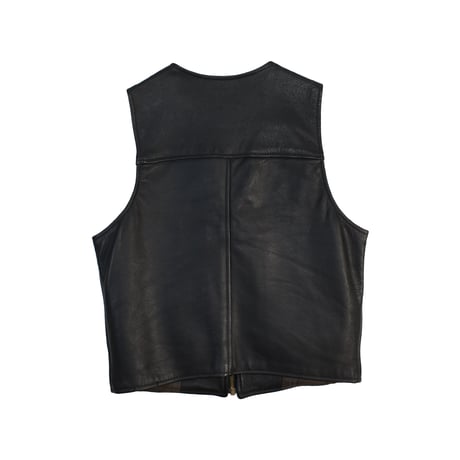 USED 80'S "BRANDED GARMENTS" LEATHER VEST