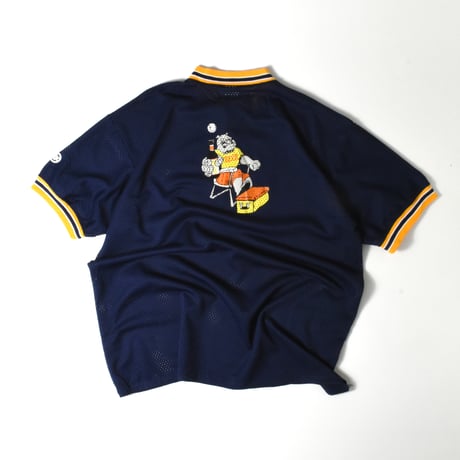 USED UNKNOWN HENRY NECK MESH T-shirt