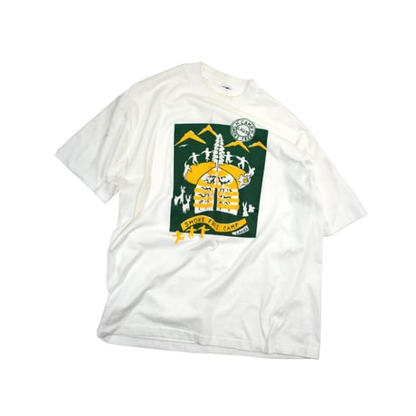 USED "SMOKE FREE CAMP" T-shirt
