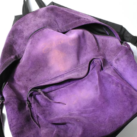USED 80'S "EASTPAK" SUEDE BACKPACK