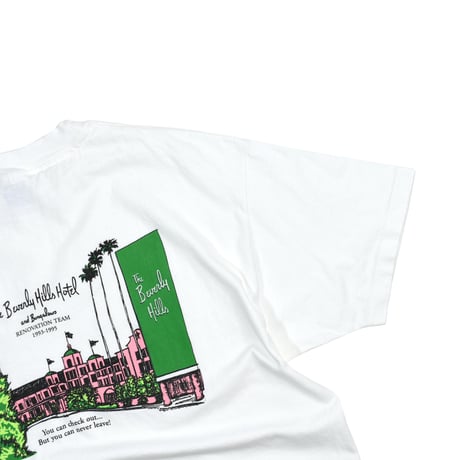 USED 90'S"THE BEVERLY HILLS HOTEL" T-shirt