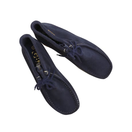 GBX "WALLABEE BOOTS" NAVY SUEDE DEAD STOCK
