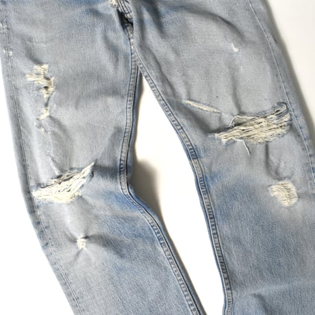 USED 90'S "LEVI'S / 501" DAMAGED DENIM PANTS