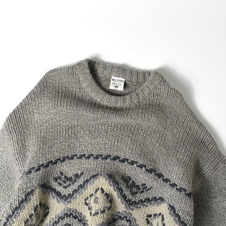 USED "COLUMBIA" HEAVY COTTON KNIT