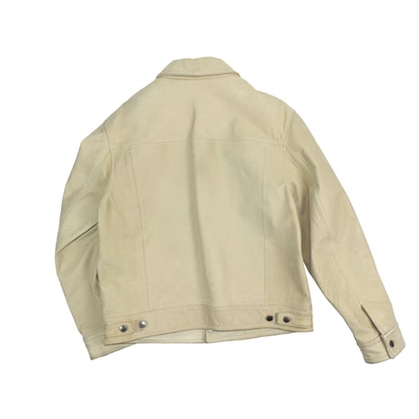 USED "PERRY ELLIS" LEATHER JACKET